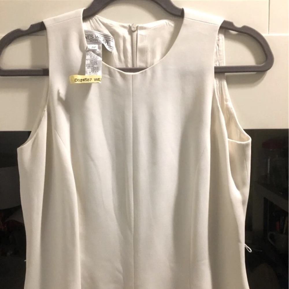 Vintage Joneswear Petite White Jumpsuit